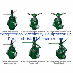 API 6A DM 진흙 문짝 밸브 4 인치 7500PSI SCH XXH 버트 접합 마지막 주조 본체 머드 밸브